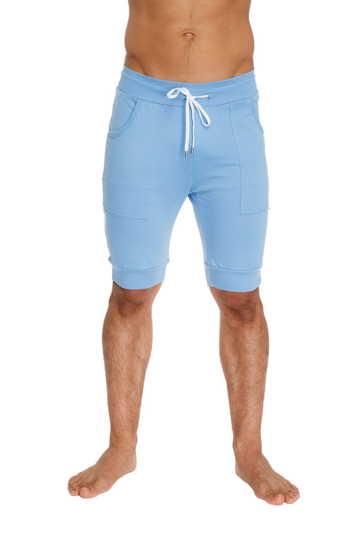 Cuffed Yoga Short (Ice Blue) - Concordia Style Boutique
