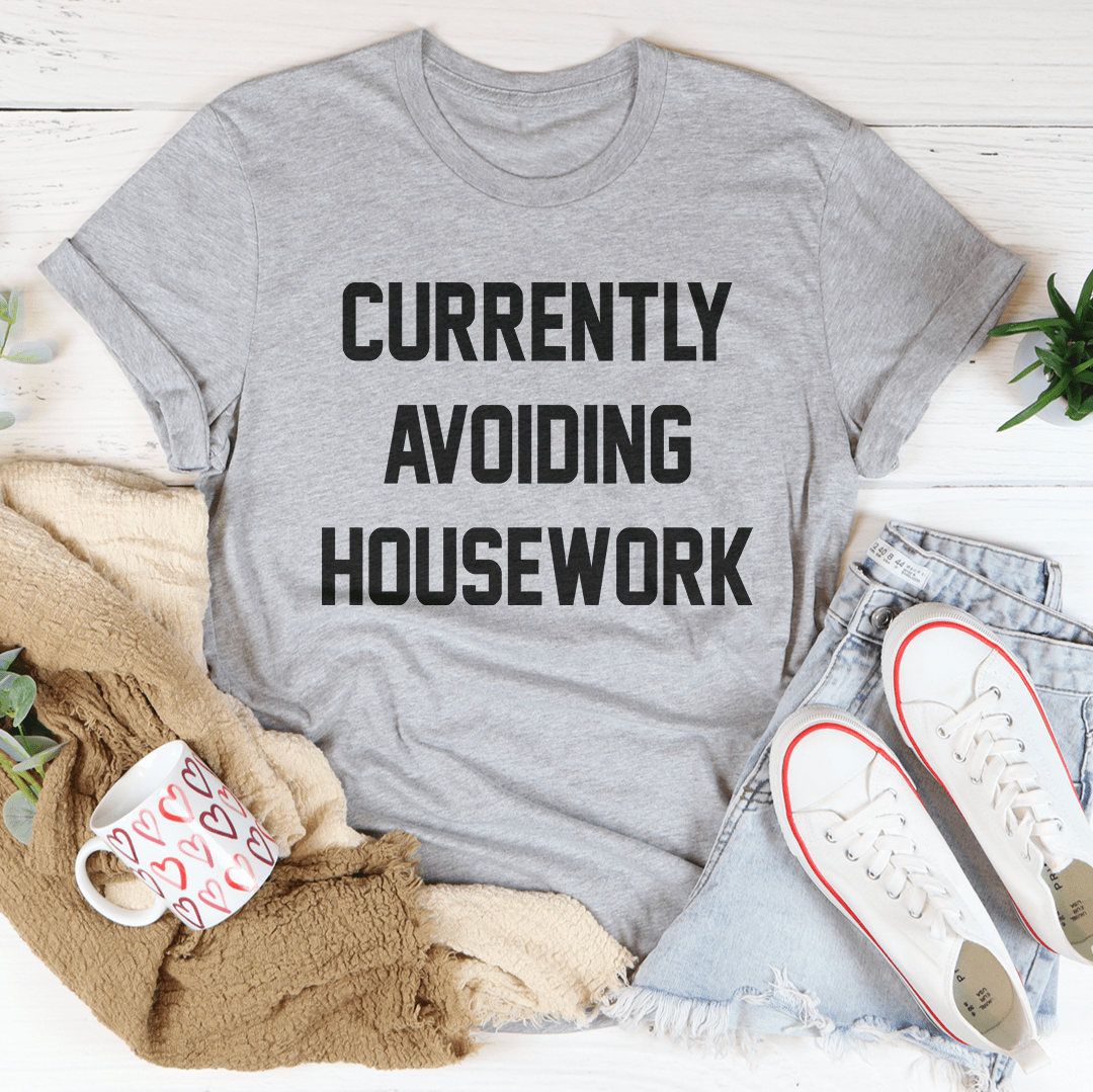 Currently Avoiding Housework Tee - Concordia Style Boutique