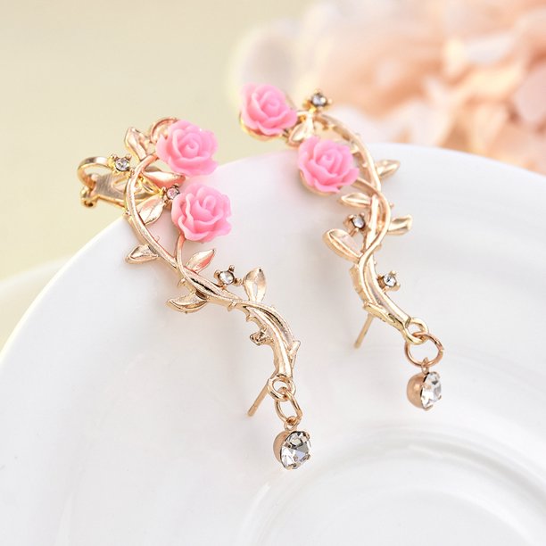 ROSE CUFF EARRINGS (PAIR) - Concordia Style Boutique