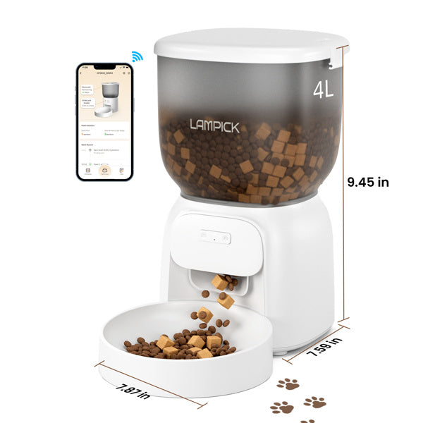 Automatic Cat Feeder - WiFi Cat Food Dispenser With APP Control - Concordia Style Boutique