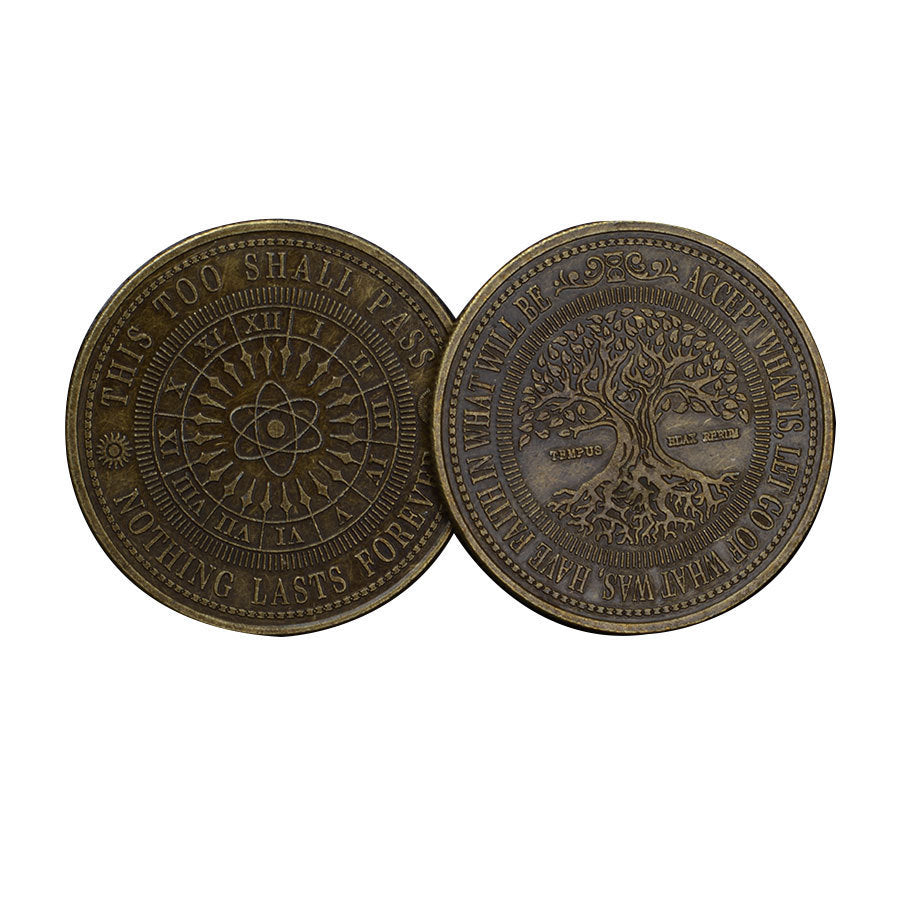Embossed Tree Of Life Commemorative Coin - Concordia Style Boutique