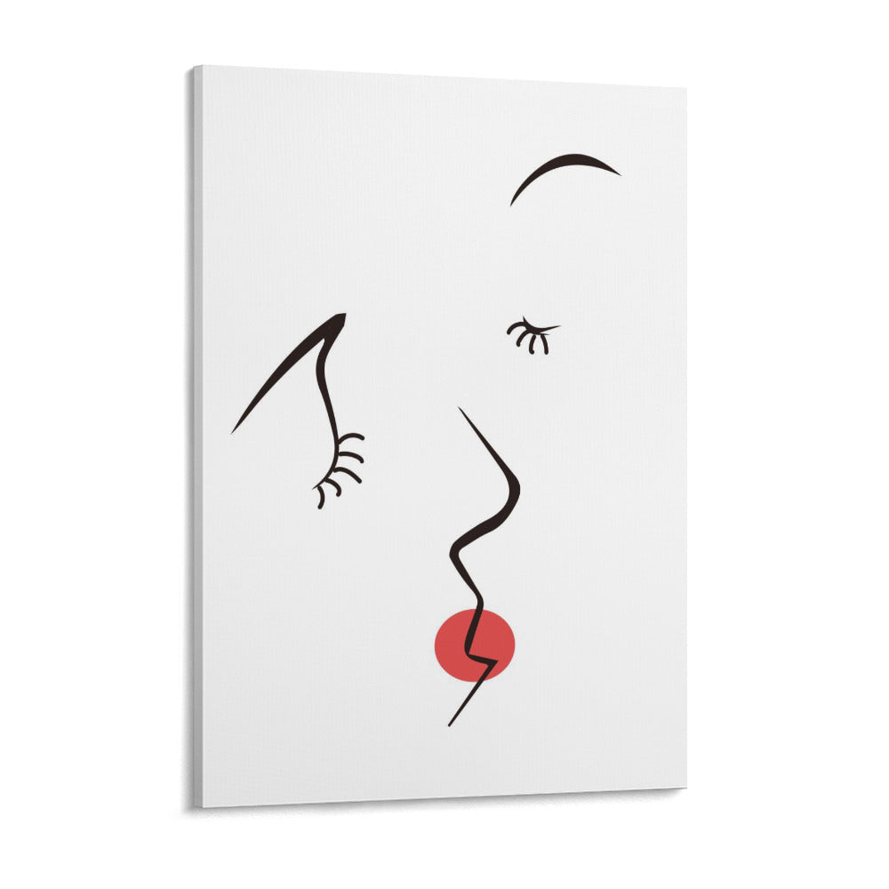 Canvas Print Multiple sizes Unframed & Framed (Vertical) -"Pucker Up" - Premium Artwork from Concordia Style Boutique - Just $55.98! Shop now at Concordia Style Boutique
