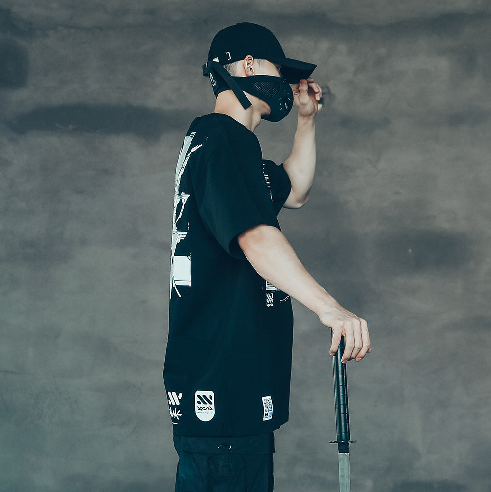 Sim9003 Double X Cyberpunk Tee - Concordia Style Boutique