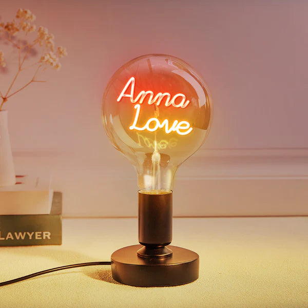 Personalized Custom Vintage Edison Led Filament Modeling Lamp with Custom Text - Soft Light Bulbs- Decorative Colorful Lights Led - Personalized Gift - Premium Lamp from Concordia Style Boutique - Just $25.20! Shop now at Concordia Style Boutique