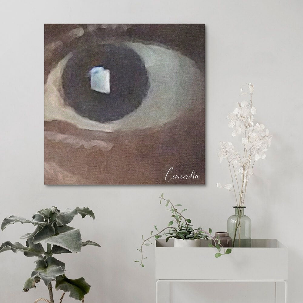 Square Unframed Canvas Prints - Eye - Concordia Style Boutique