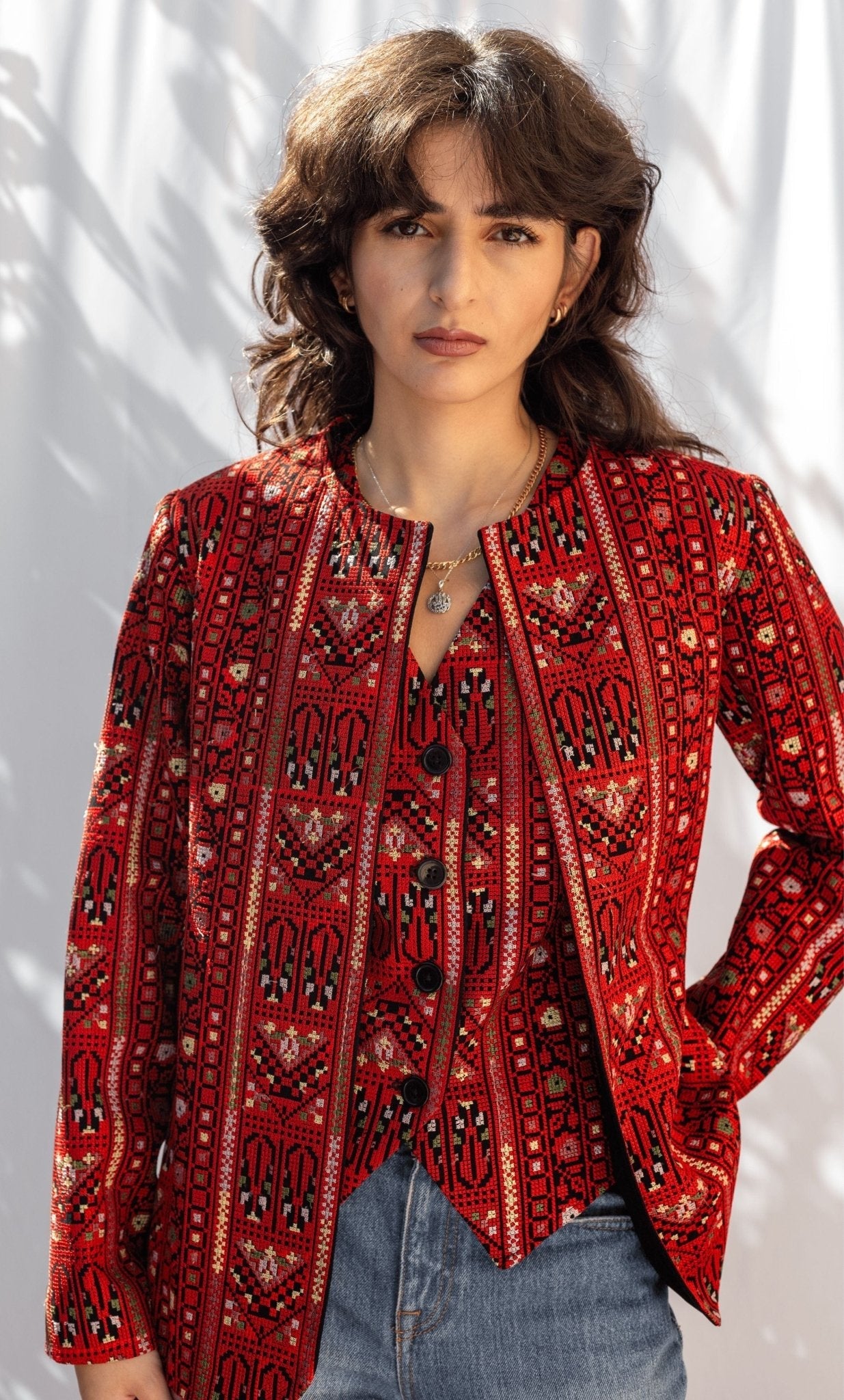 Dalal Embroidered Vest