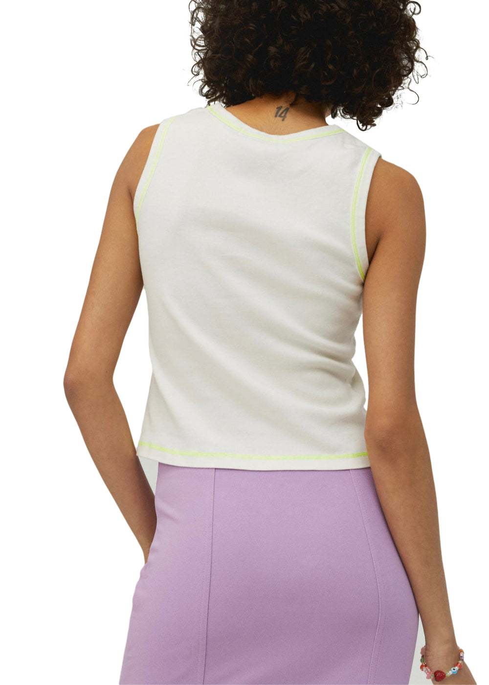 Blondie Heart of Glass Cropped Tank Top by Daydreamer LA - Concordia Style Boutique