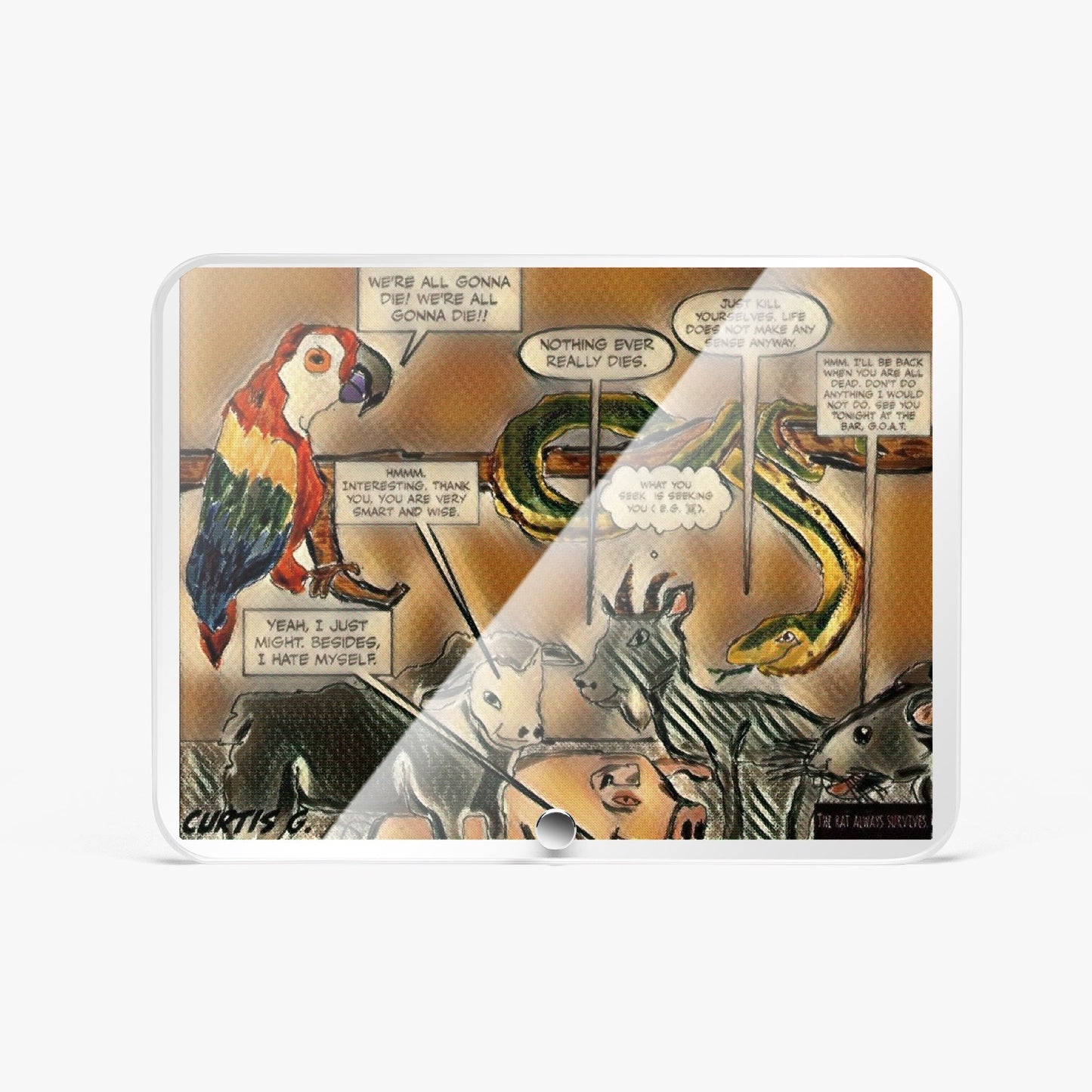 Acrylic Plaque with Stand - "Our Gang II" - Premium Acrylics from Concordia Style Boutique - Just $12.75! Shop now at Concordia Style Boutique