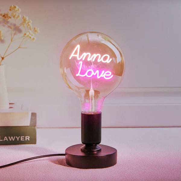 Personalized Custom Vintage Edison Led Filament Modeling Lamp with Custom Text - Soft Light Bulbs- Decorative Colorful Lights Led - Personalized Gift - Premium Lamp from Concordia Style Boutique - Just $25.20! Shop now at Concordia Style Boutique