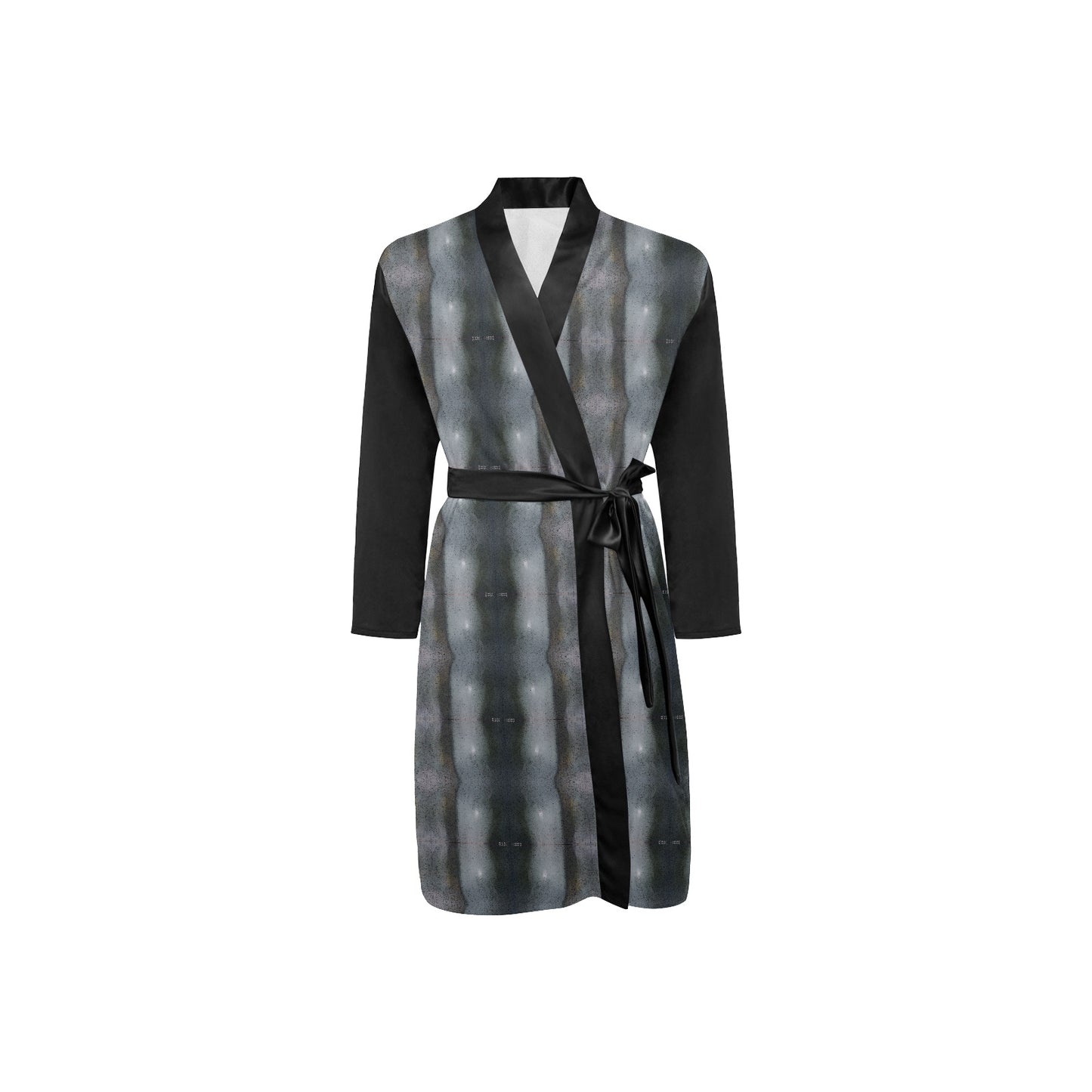 Men's Long Sleeve Belted Night Robe - "The Alien"" - Premium night gown from Concordia Style Boutique - Just $56.34! Shop now at Concordia Style Boutique