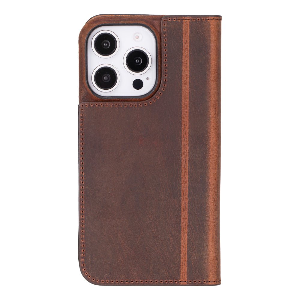 Decatur Leather iPhone 16 Pro Max Folio Case - Concordia Style Boutique