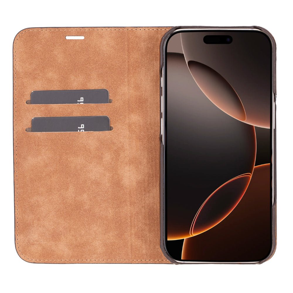 Decatur Leather iPhone 16 Pro Max Folio Case - Concordia Style Boutique