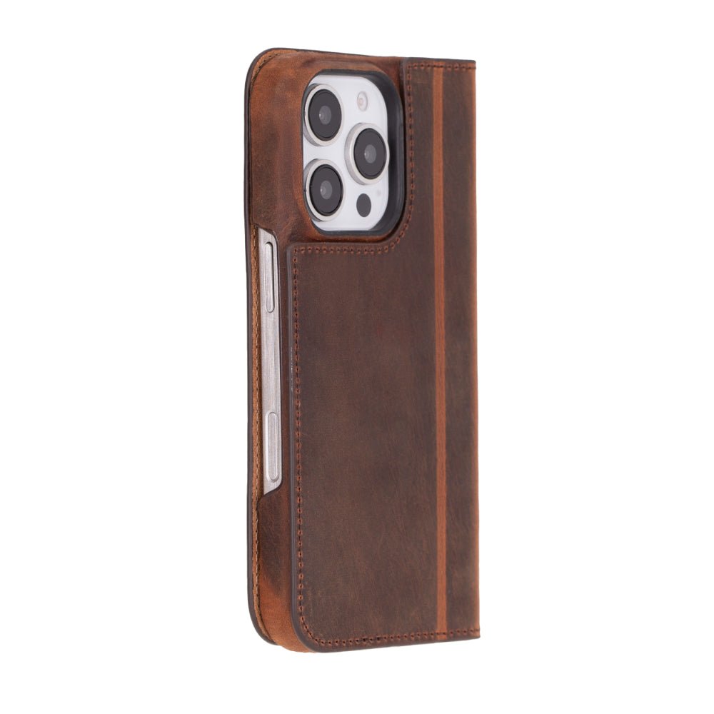 Decatur Leather iPhone 16 Pro Max Folio Case - Concordia Style Boutique
