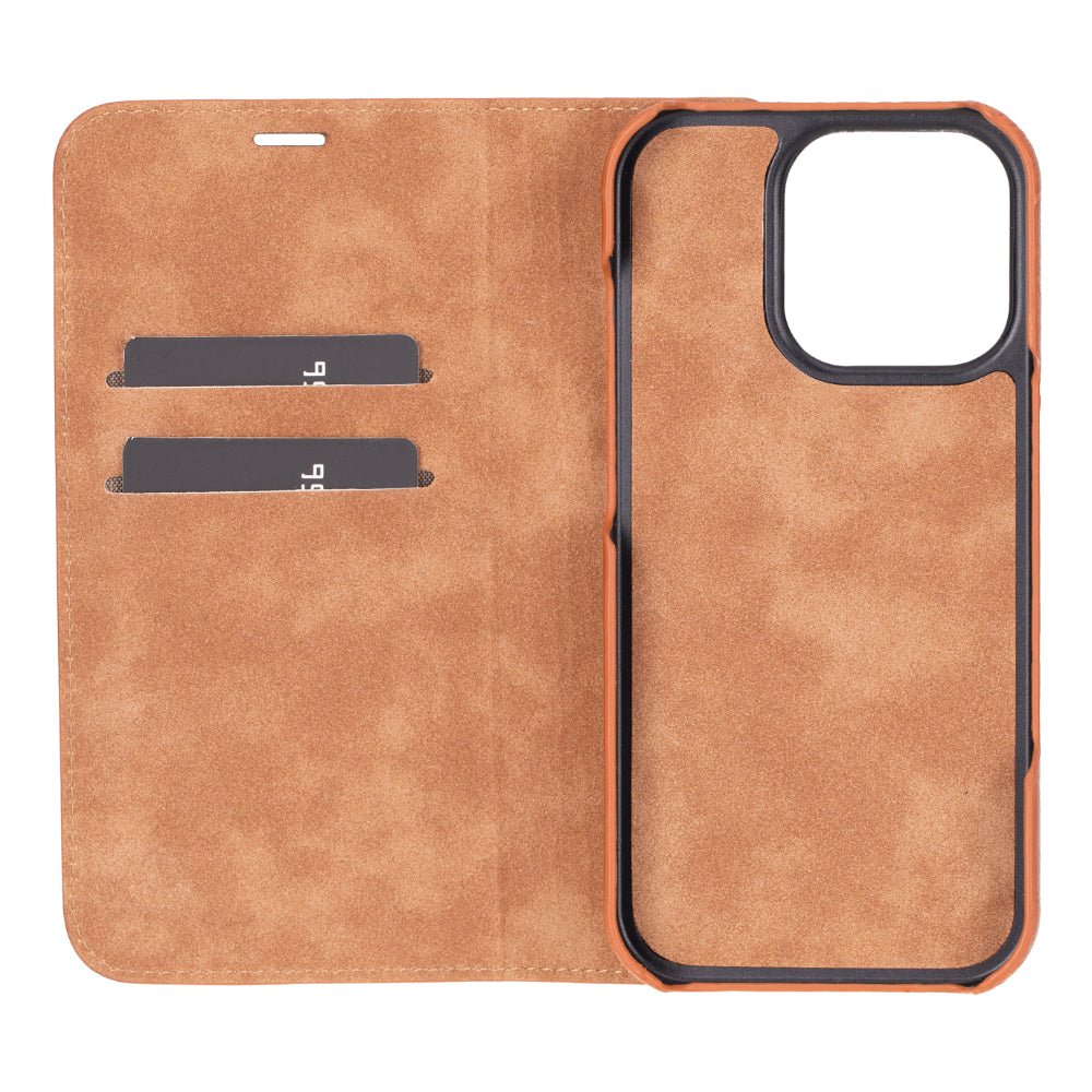Decatur Leather iPhone 16 Pro Max Folio Case - Concordia Style Boutique