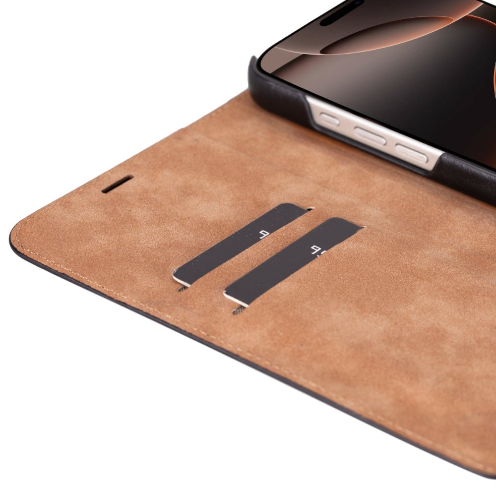 Decatur Leather iPhone 16 Pro Max Folio Case - Concordia Style Boutique