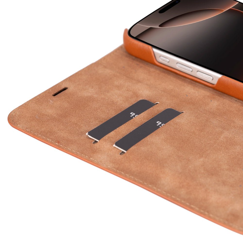 Decatur Leather iPhone 16 Pro Max Folio Case - Concordia Style Boutique