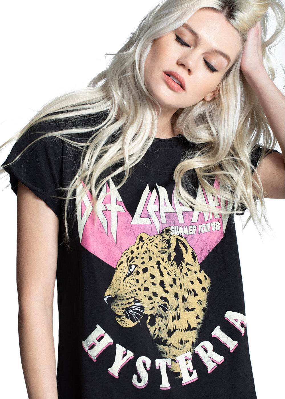 Def Leppard Hysteria Summer Tour Band Tee by Recycled Karma - Concordia Style Boutique