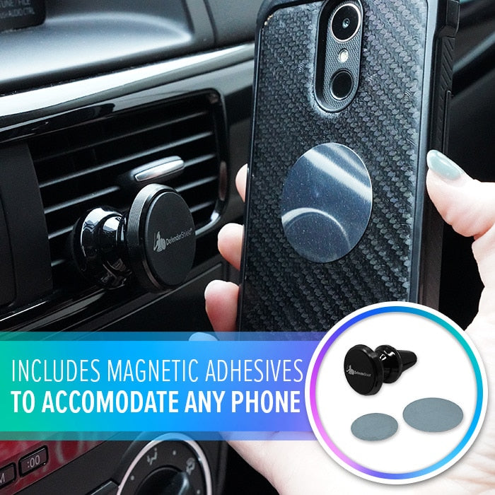 Magnetic Car Phone Holder – Air Vent Mount w/ 360° Rotation - Concordia Style Boutique