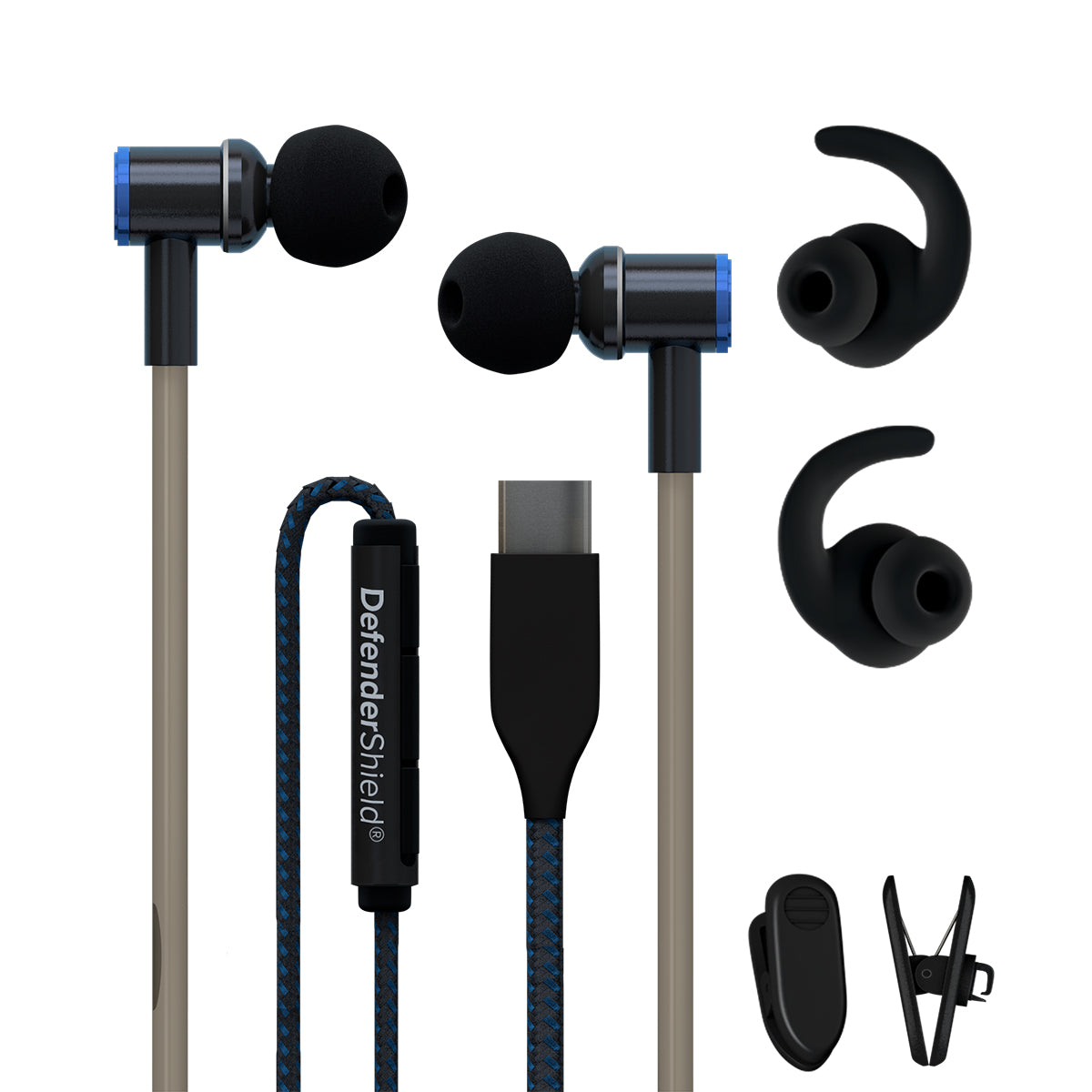 EMF Radiation-Free Earbuds Air Tube Stereo Headphones - Concordia Style Boutique