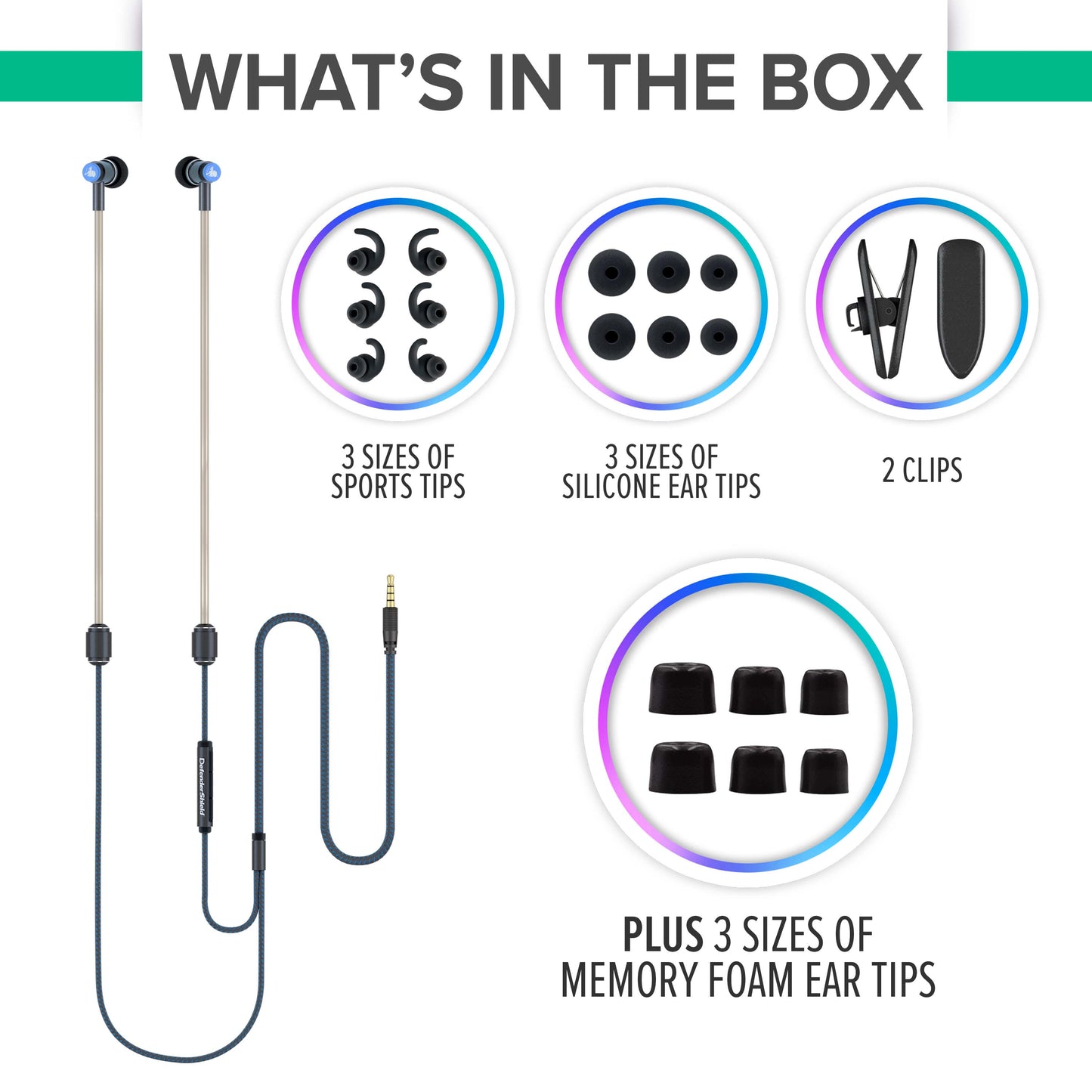 EMF Radiation-Free Earbuds Air Tube Stereo Headphones - Concordia Style Boutique