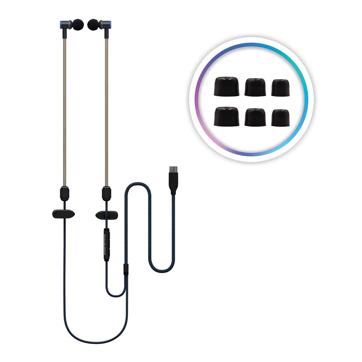 EMF Radiation-Free Earbuds Air Tube Stereo Headphones - Concordia Style Boutique