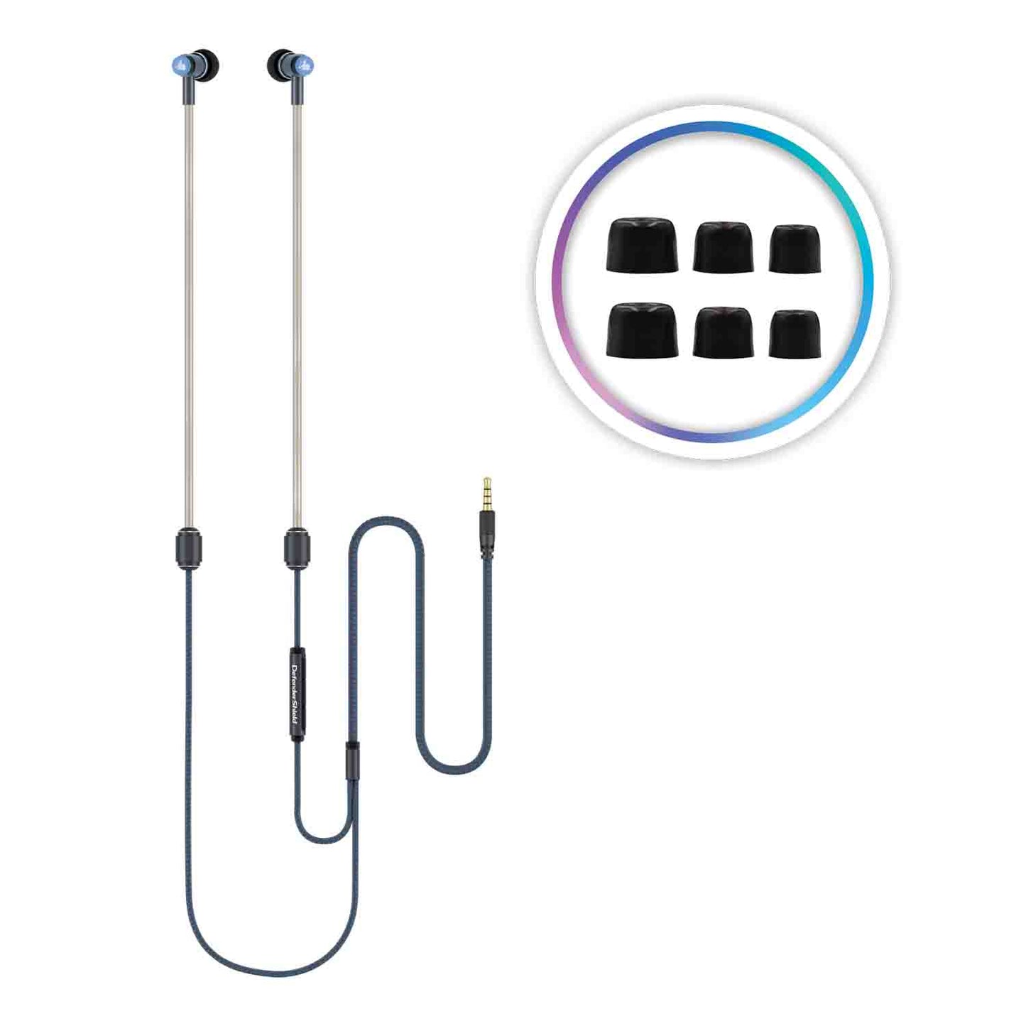 EMF Radiation-Free Earbuds Air Tube Stereo Headphones - Concordia Style Boutique