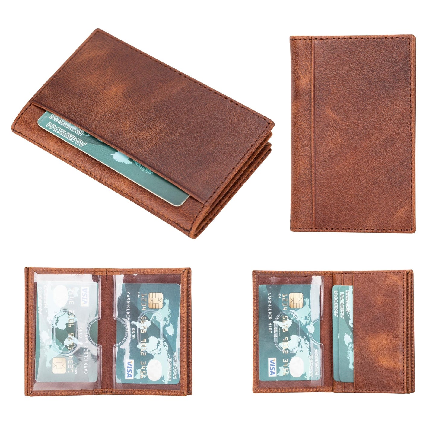 Denver Luxury Full-Grain Leather Cardholder for Men - Concordia Style Boutique
