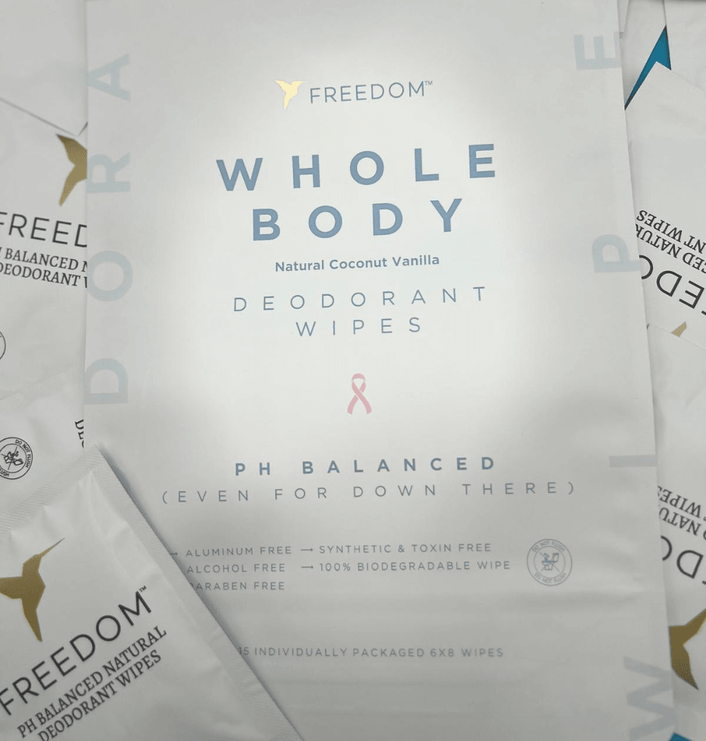 Natural Deodorant Wipes - 500 Count - Concordia Style Boutique
