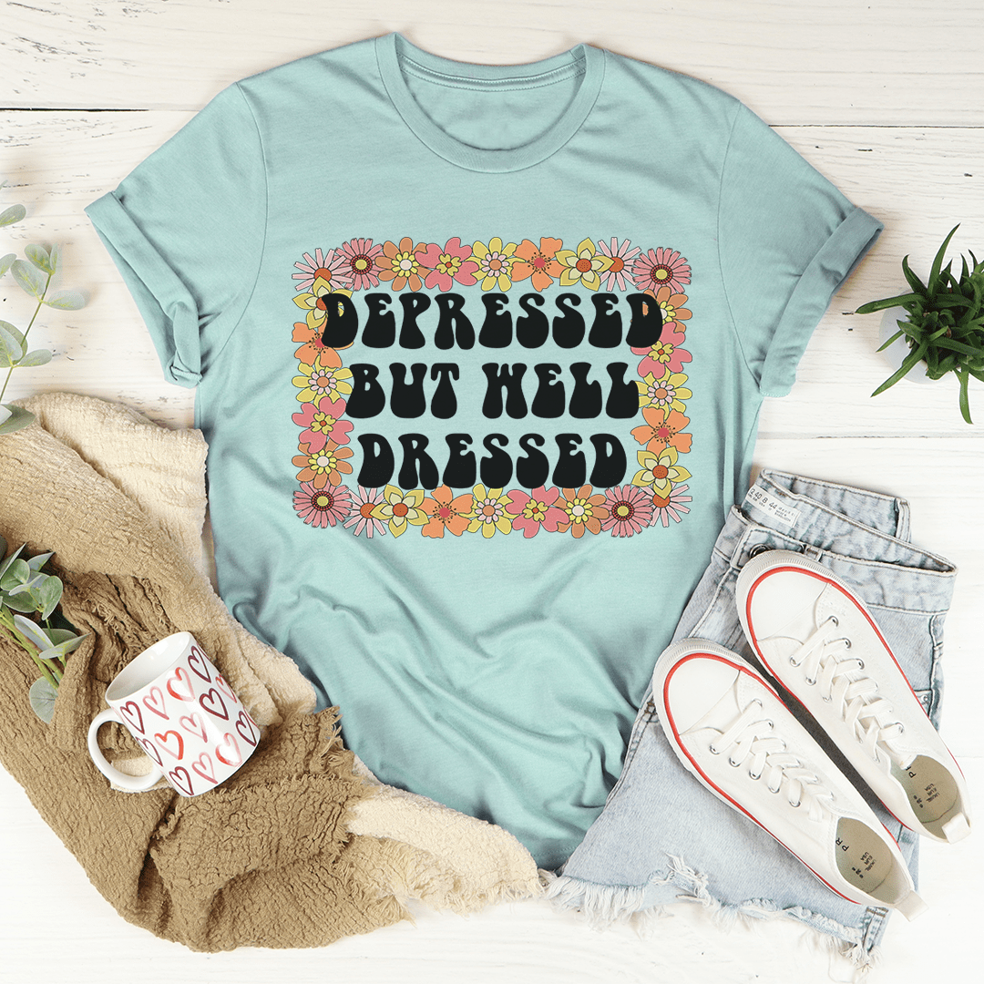 Depressed But Well Dressed Tee - Concordia Style Boutique