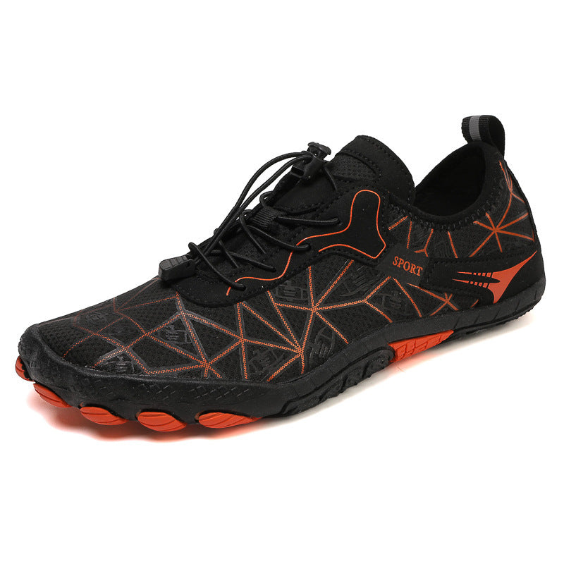 Elastic Lock Laces Mesh Contrast Breathable Athletic - Premium shoes from Concordia Style Boutique - Just $38.06! Shop now at Concordia Style Boutique
