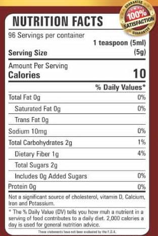 Organic Diabetes Care Bitters 16oz