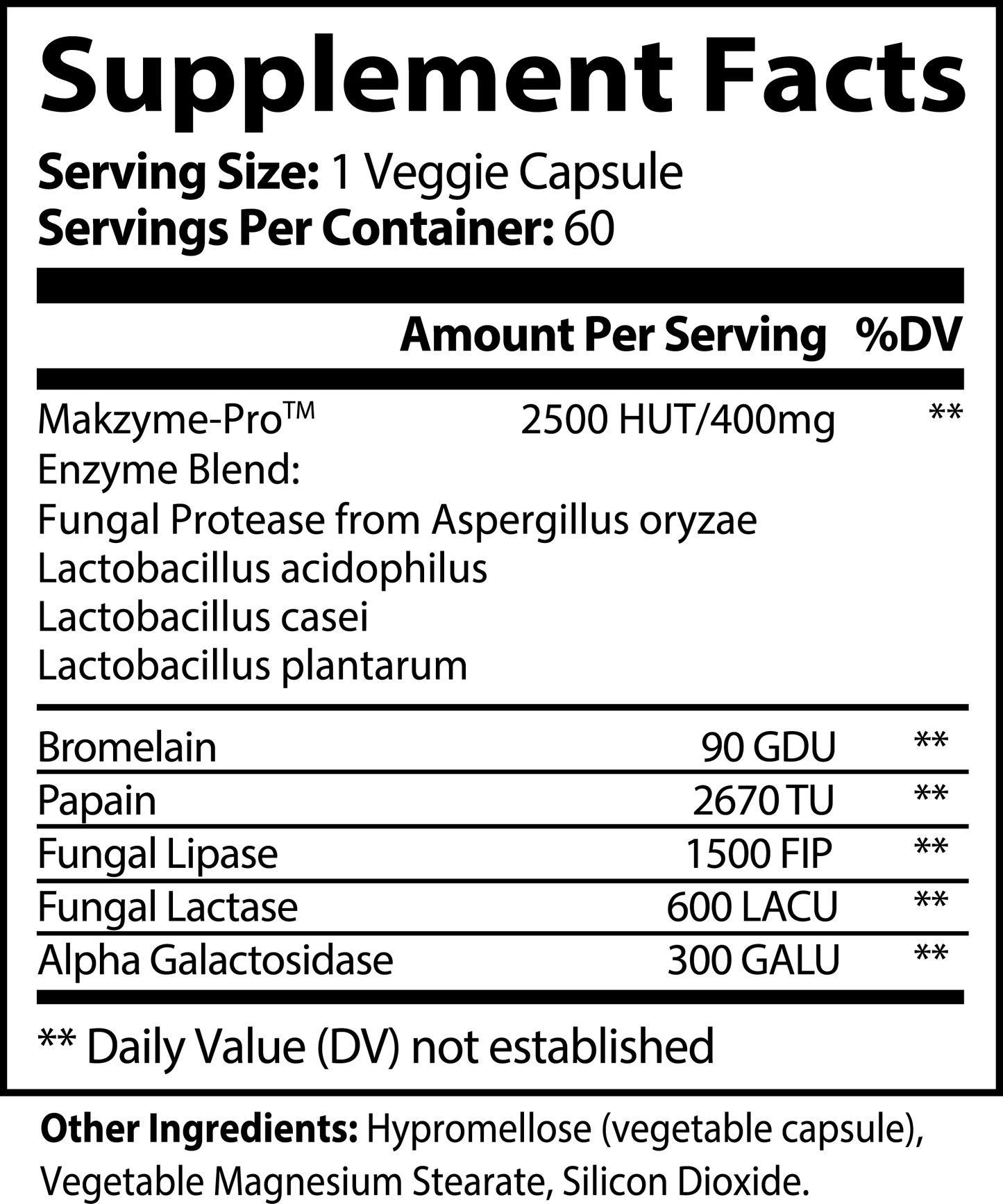 Digestive Enzyme Pro Blend, 60 ct. - Concordia Style Boutique