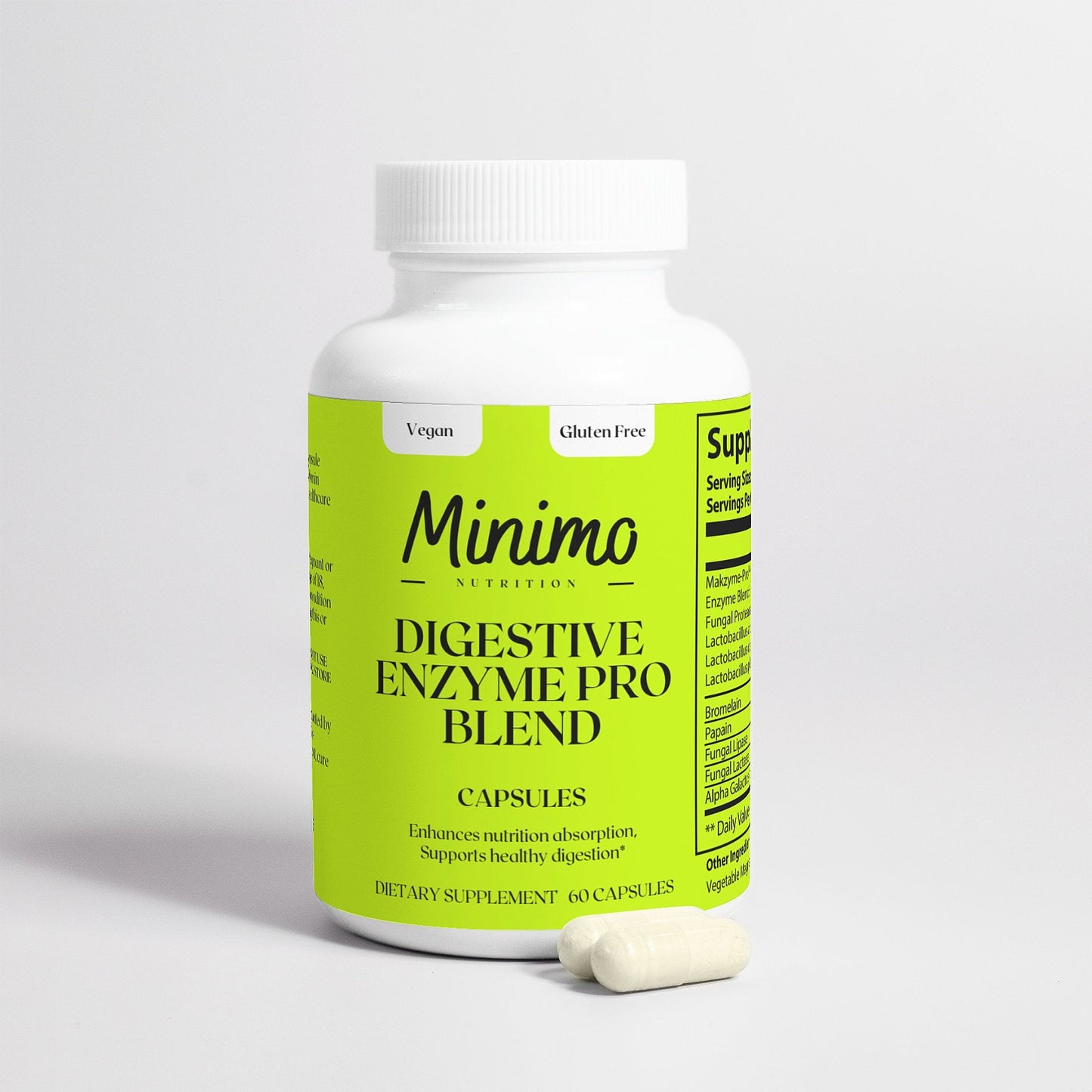 Digestive Enzyme Pro Blend, 60 ct. - Concordia Style Boutique