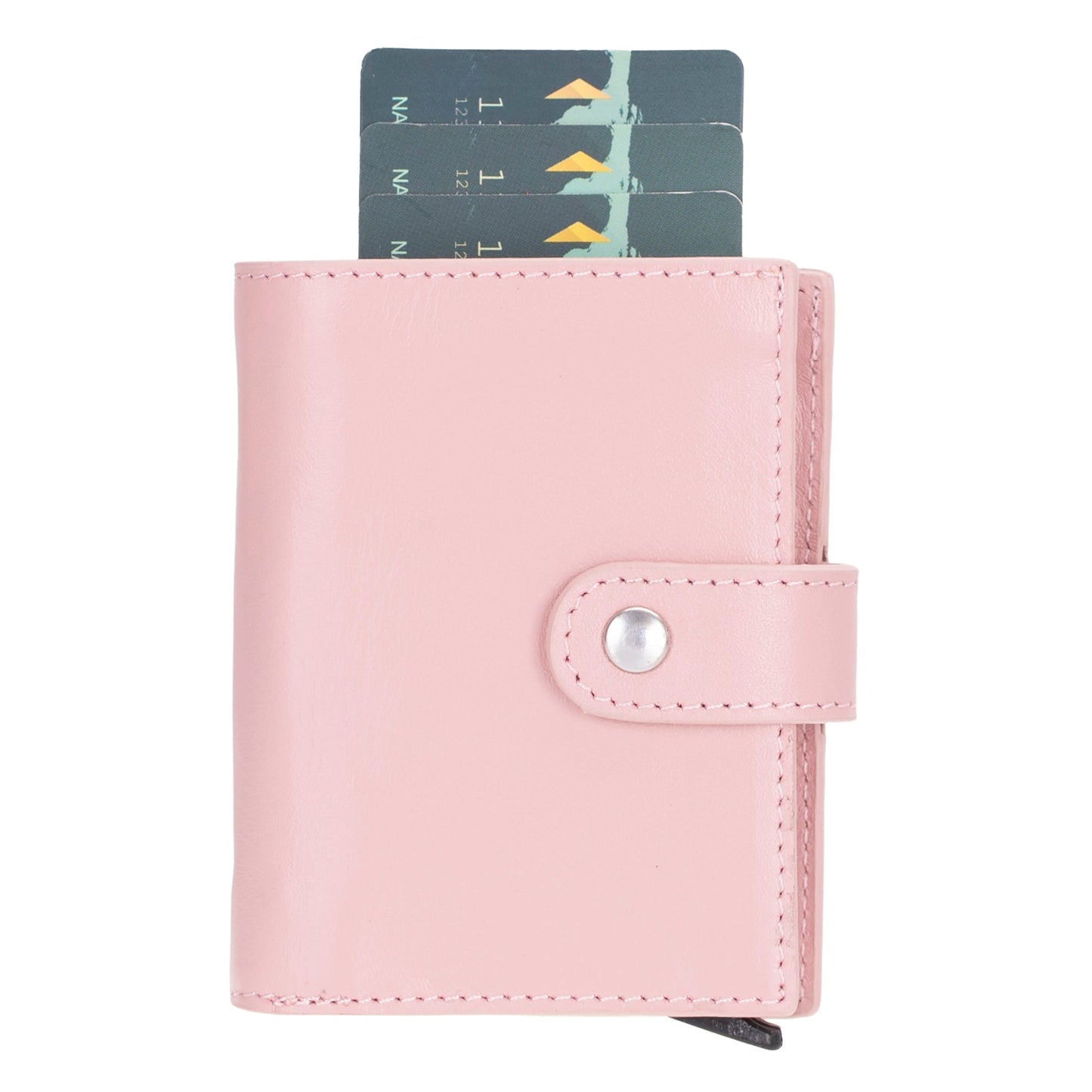 Douglas Genuine Leather Pop-Up Wallet with AirTag Slot - RFID Blocking Cardholder - Concordia Style Boutique