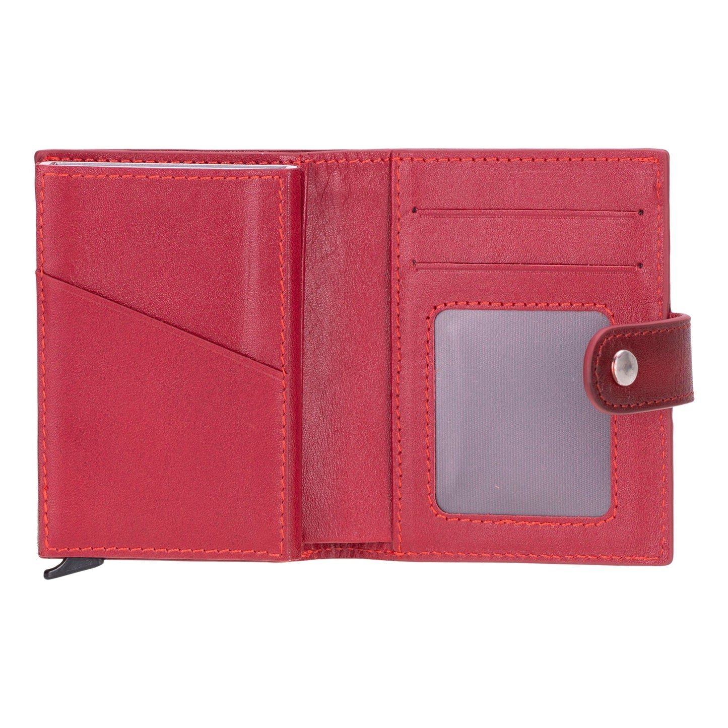 Douglas Genuine Leather Pop-Up Wallet with AirTag Slot - RFID Blocking Cardholder - Concordia Style Boutique
