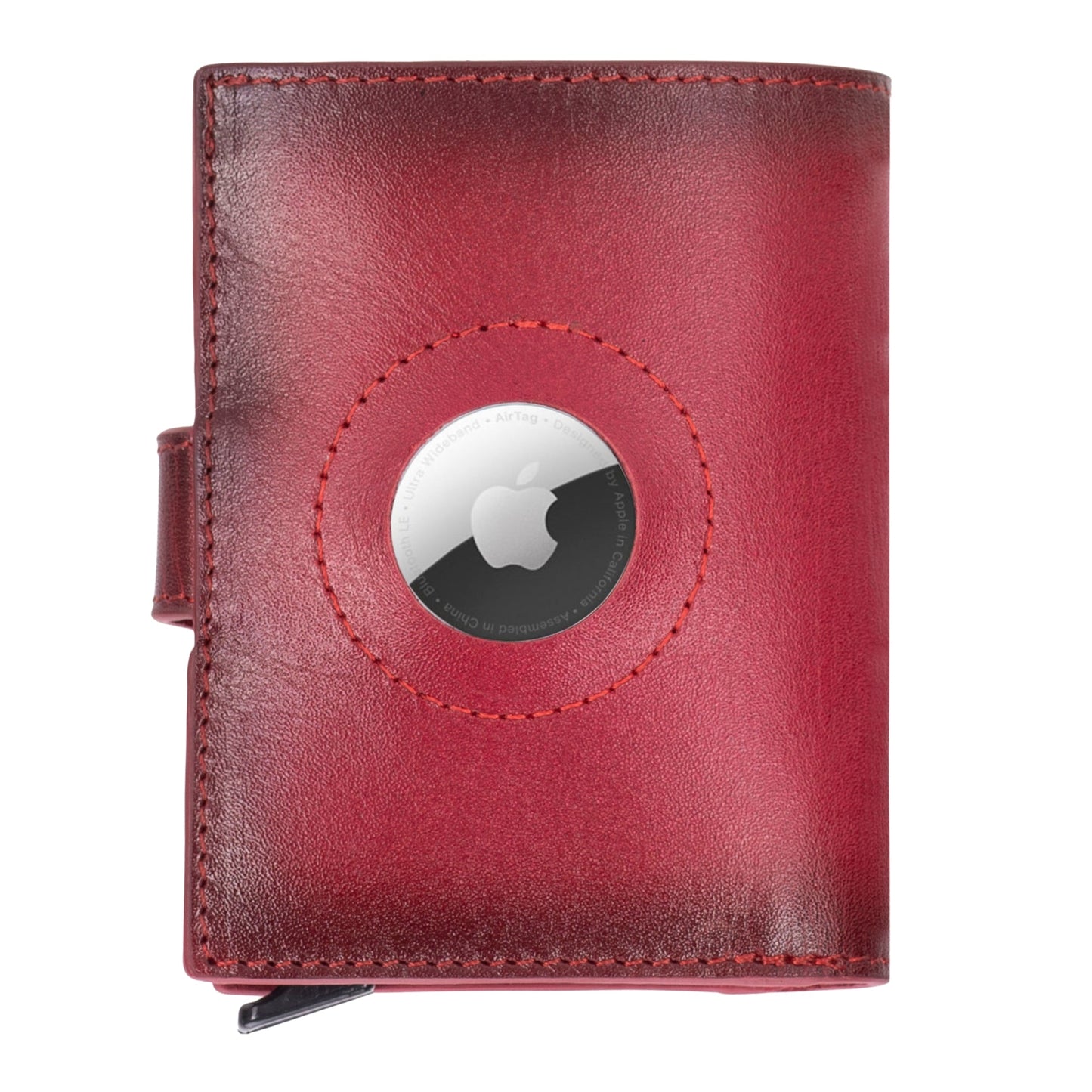 Douglas Genuine Leather Pop-Up Wallet with AirTag Slot - RFID Blocking Cardholder - Concordia Style Boutique