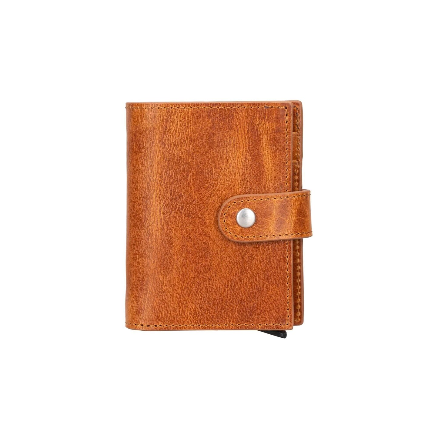 Douglas Genuine Leather Pop-Up Wallet with AirTag Slot - RFID Blocking Cardholder - Concordia Style Boutique
