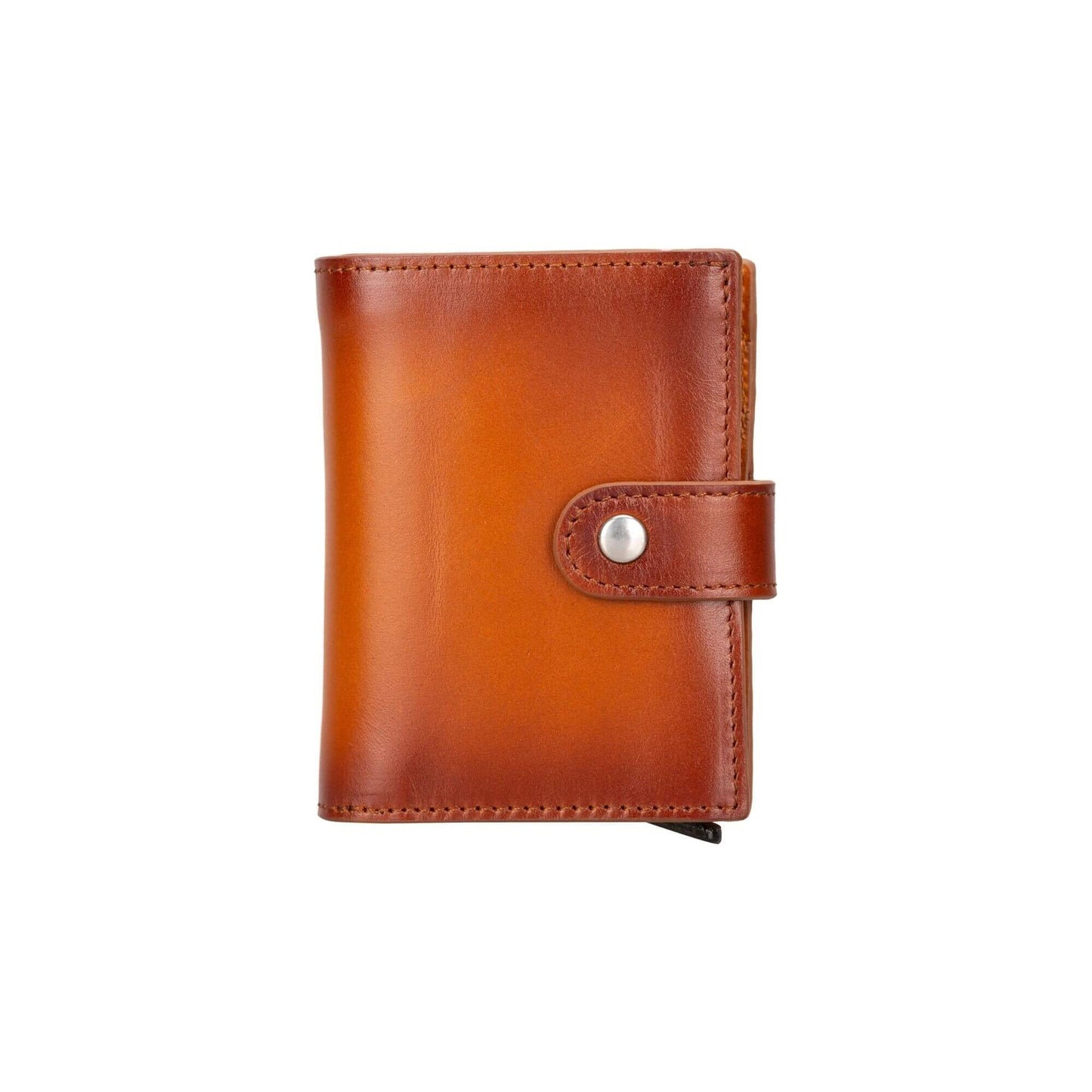 Douglas Genuine Leather Pop-Up Wallet with AirTag Slot - RFID Blocking Cardholder - Concordia Style Boutique