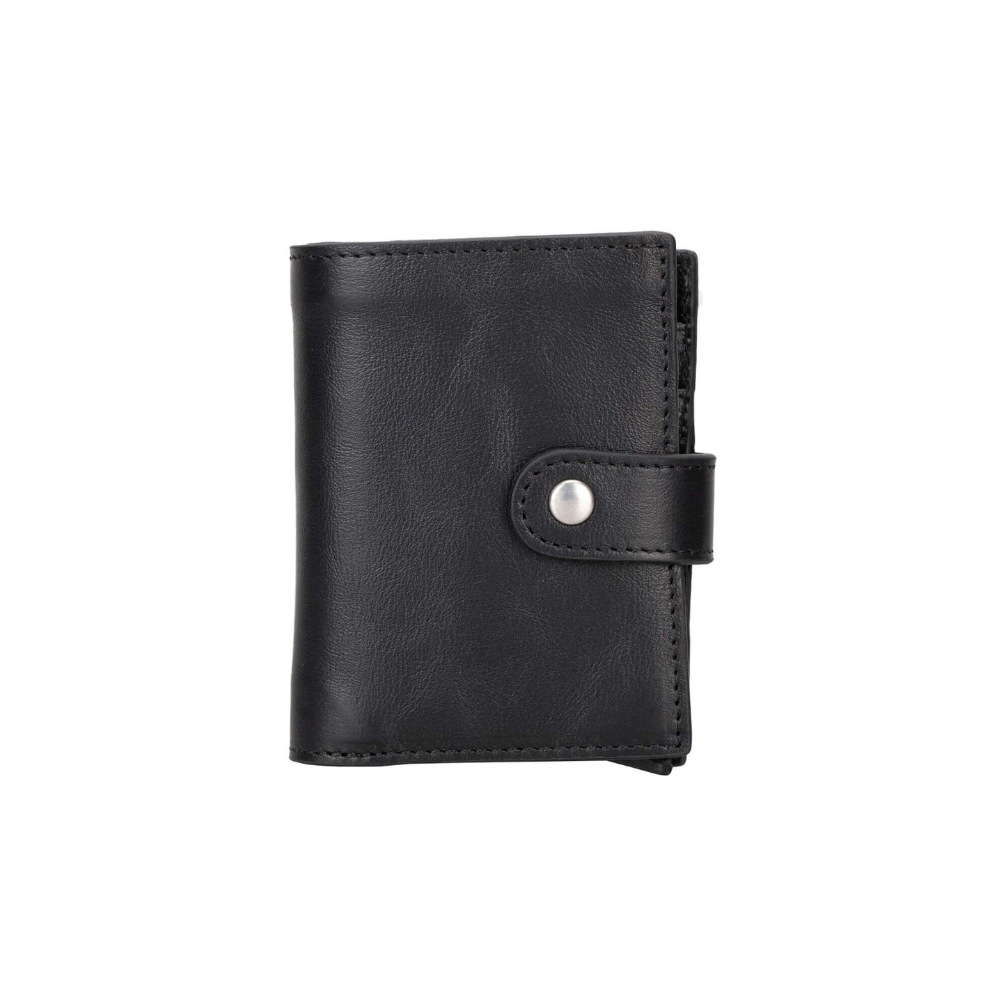 Douglas Genuine Leather Pop-Up Wallet with AirTag Slot - RFID Blocking Cardholder - Concordia Style Boutique