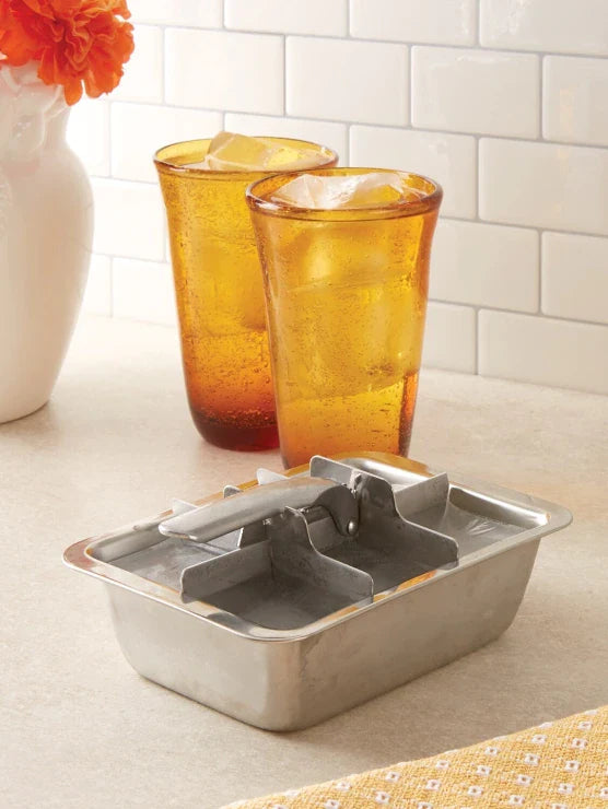 Ecozoi Stainless Steel Ice Cube Trays with Easy Release, 2 Pack, 12 Large Cubes - Concordia Style Boutique