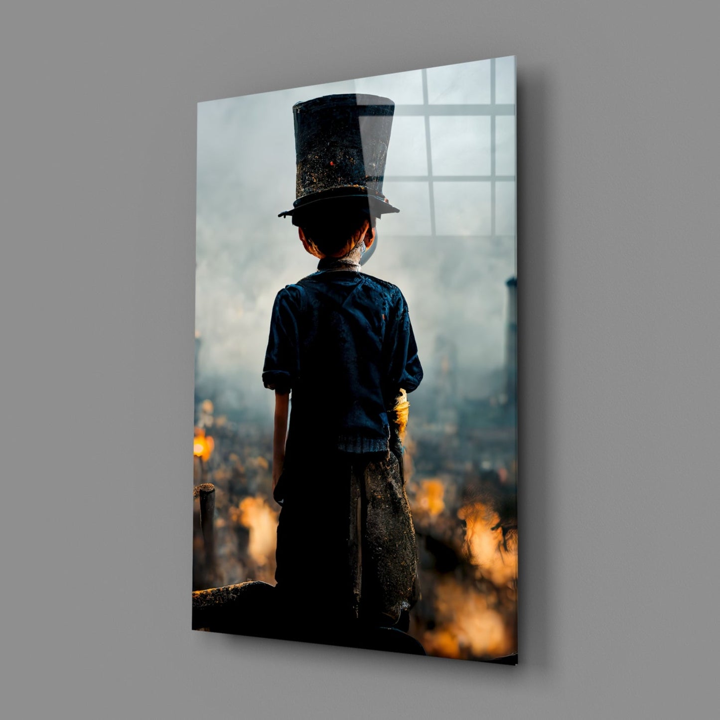 Burning the Past Glass Art || Designer Collection