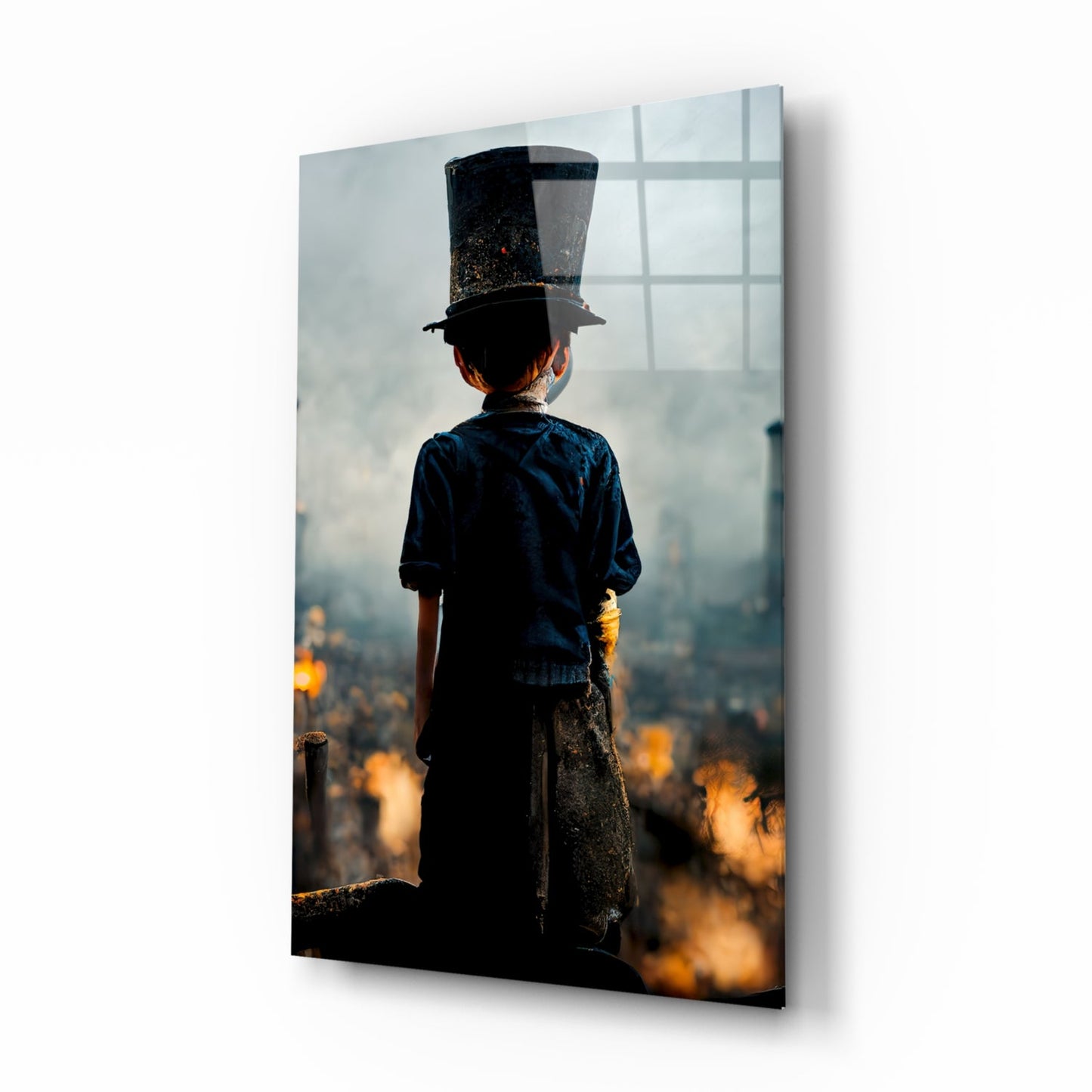 Burning the Past Glass Art || Designer Collection
