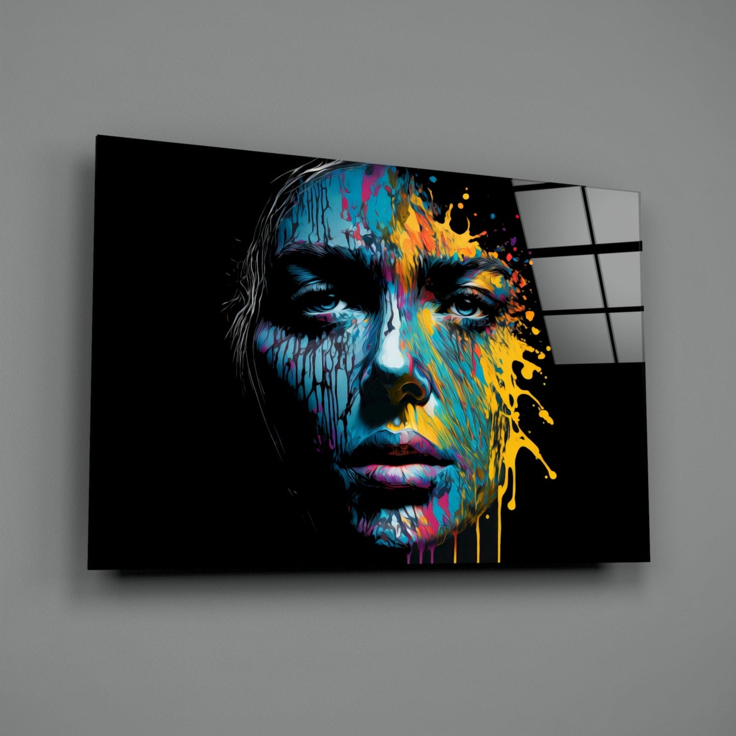 Beautiful Splash Glass Wall Art || Designer Collection