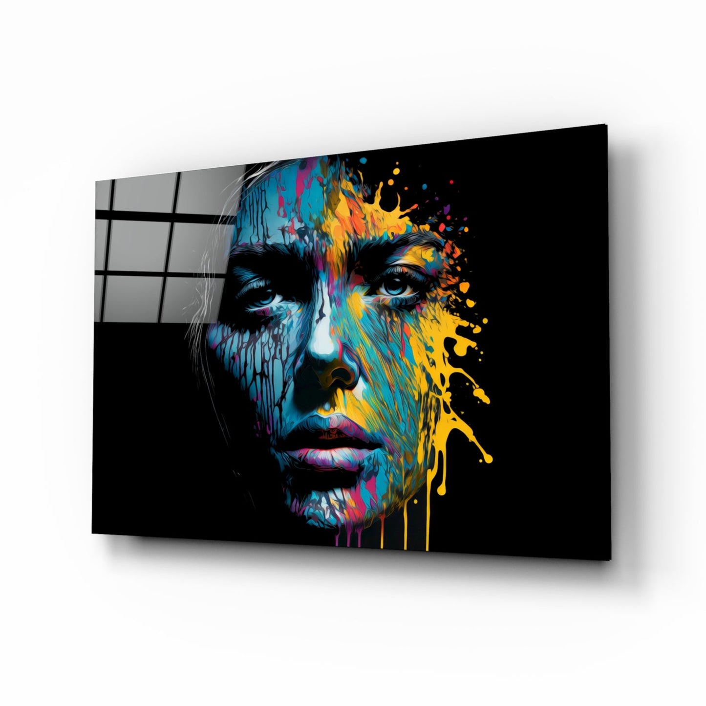 Beautiful Splash Glass Wall Art || Designer Collection