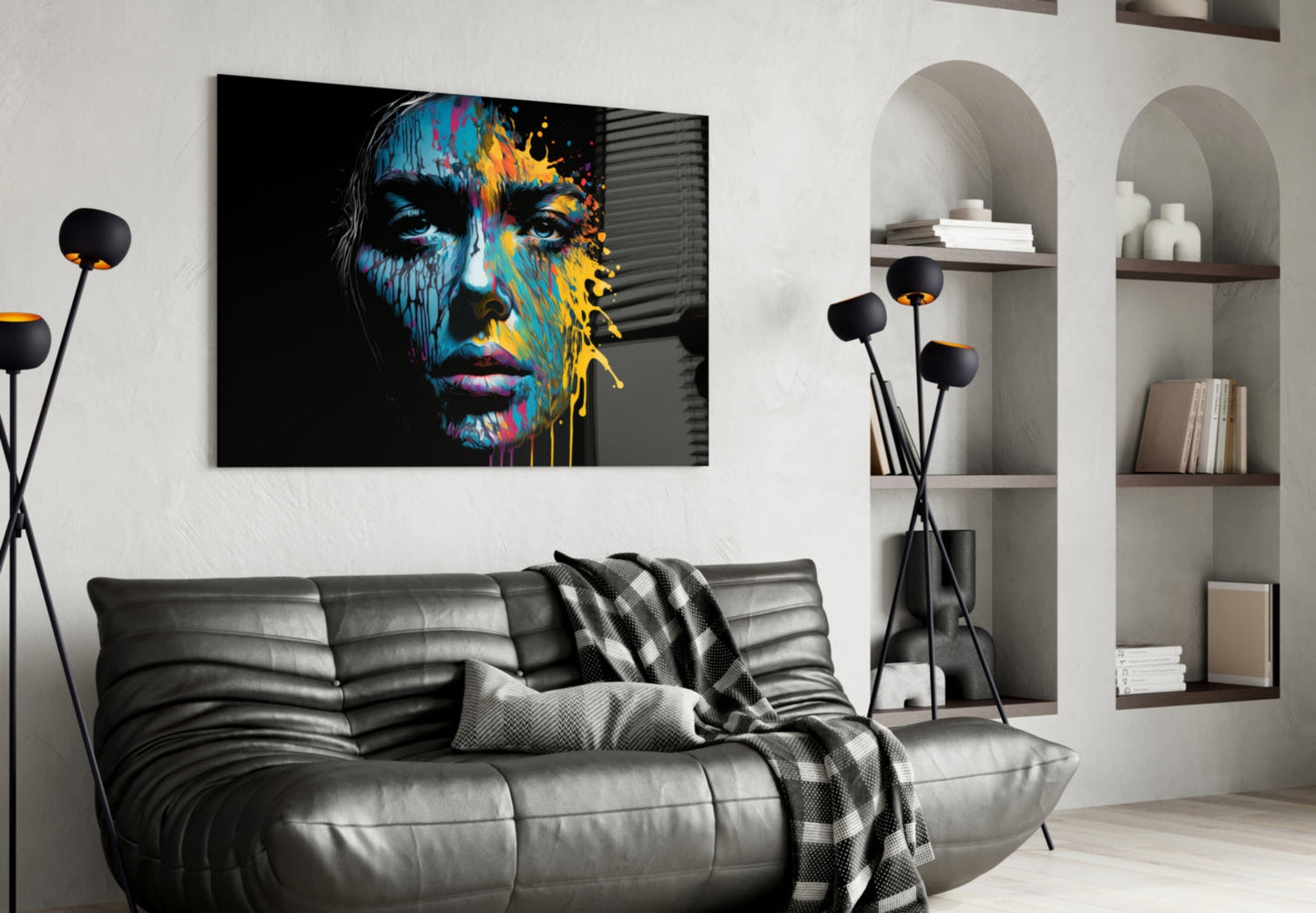 Beautiful Splash Glass Wall Art || Designer Collection