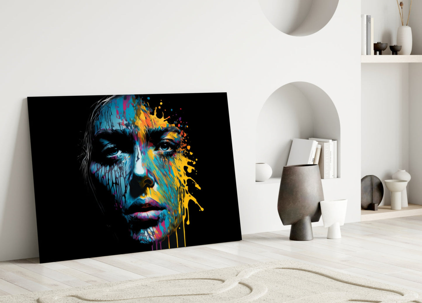 Beautiful Splash Glass Wall Art || Designer Collection