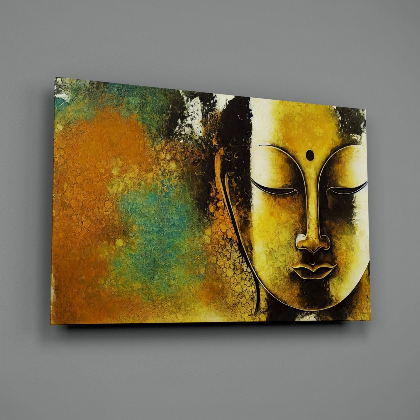 Buddha Glass Wall Art || Designer Collection