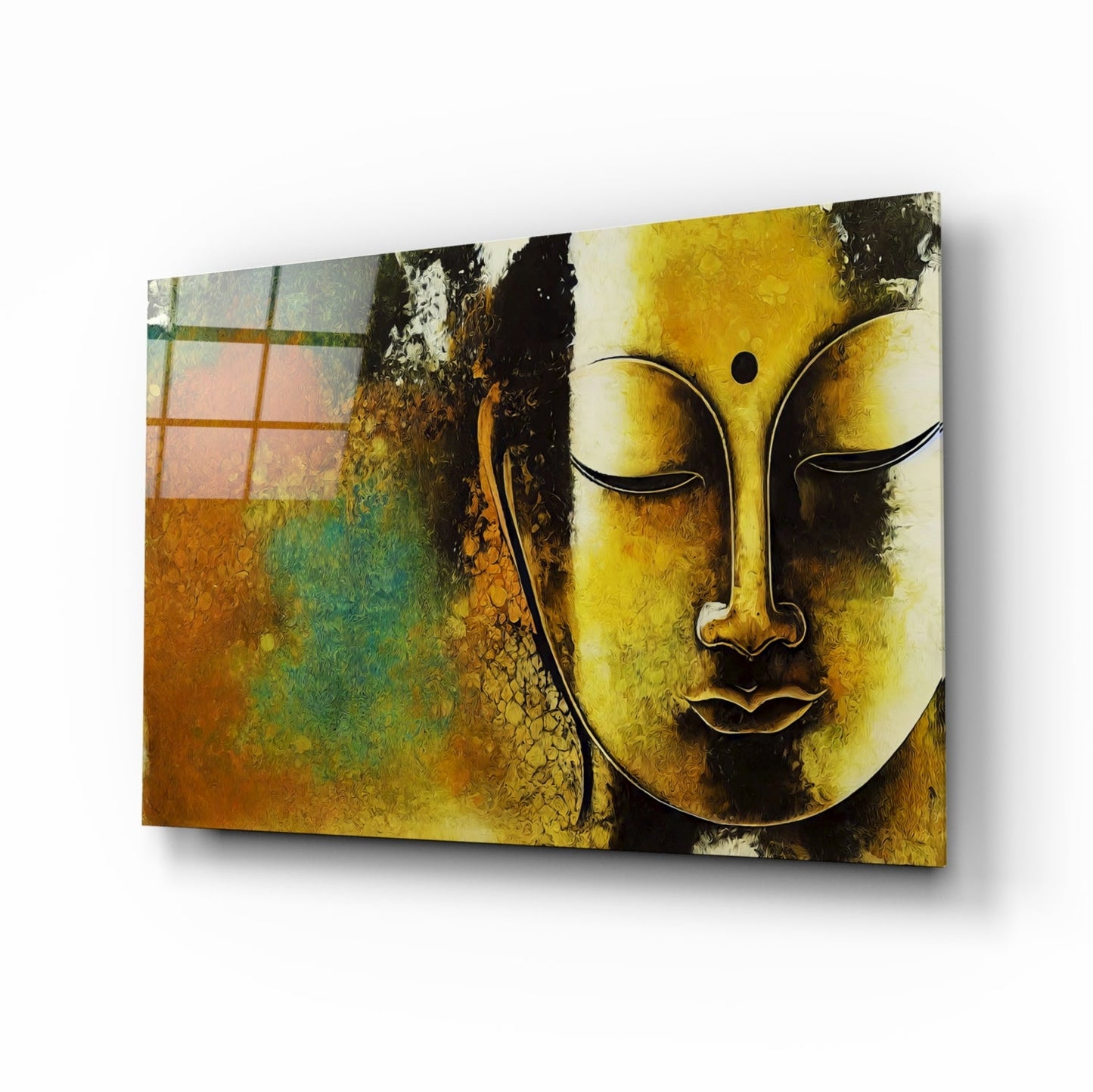 Buddha Glass Wall Art || Designer Collection