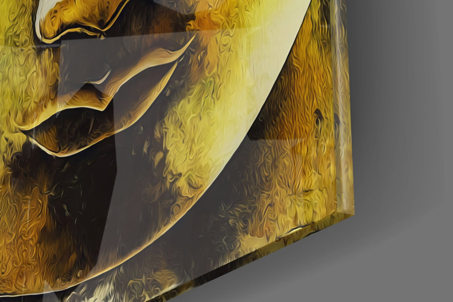 Buddha Glass Wall Art || Designer Collection