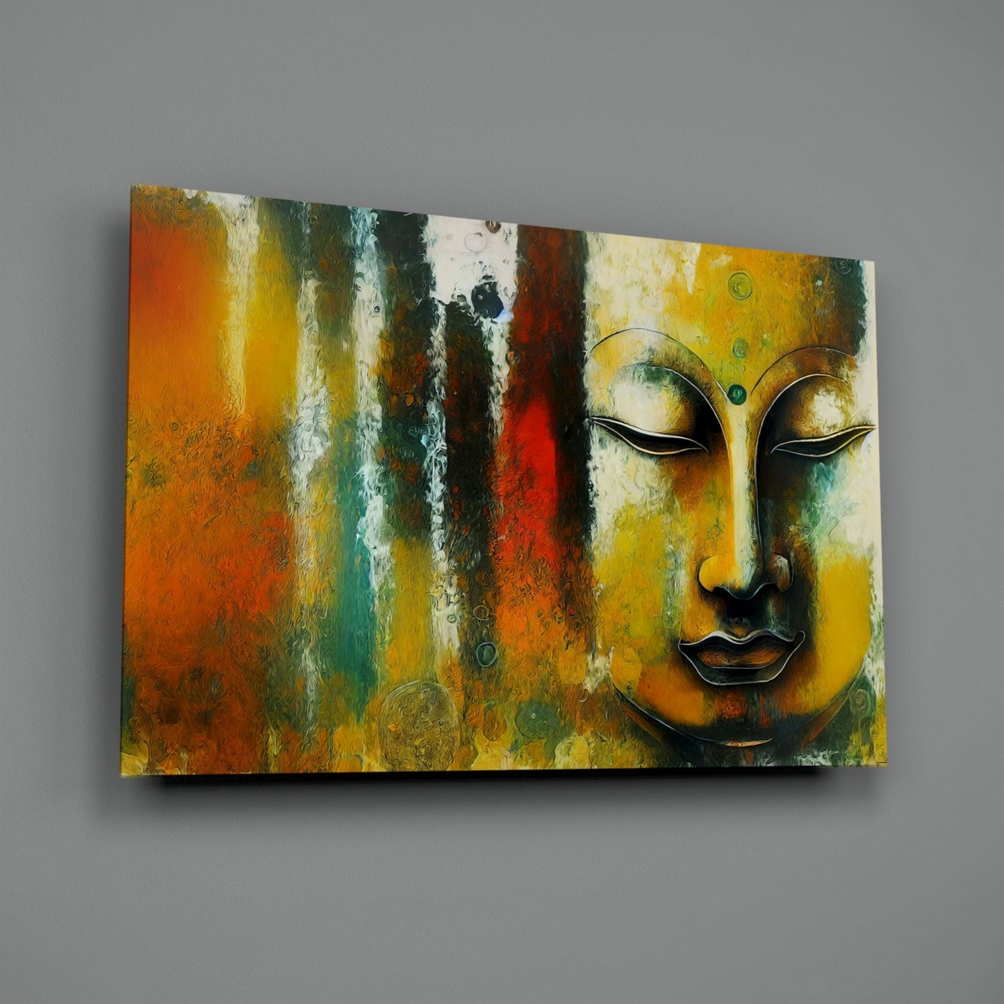 Buddha Glass Wall Art || Designer Collection